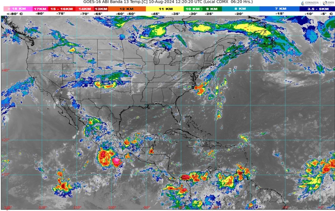 estado del tiempo lluvias