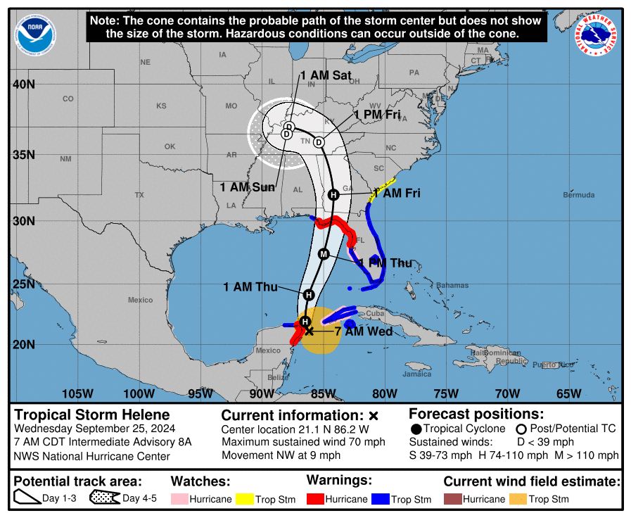 Tormenta tropical helene