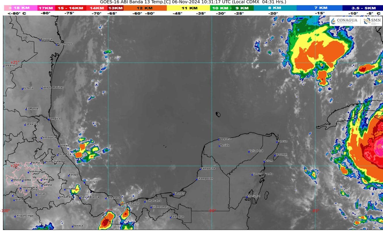 Pronostico del clima para Quintana Roo 5