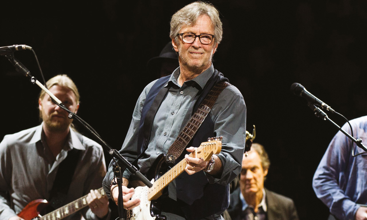 Póster De Metal Con Diseño De Guitarrista Legendario Eric Clapton CBE De 8 X 12 Pulgadas, Decoración De Pared Retro Vintage